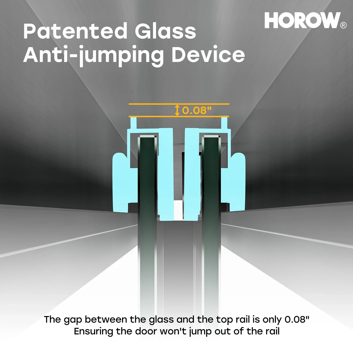 60 Inch Brushed Nickel Bathtub Glass Door – 1/4" Tempered Glass, Model BE6060-BN