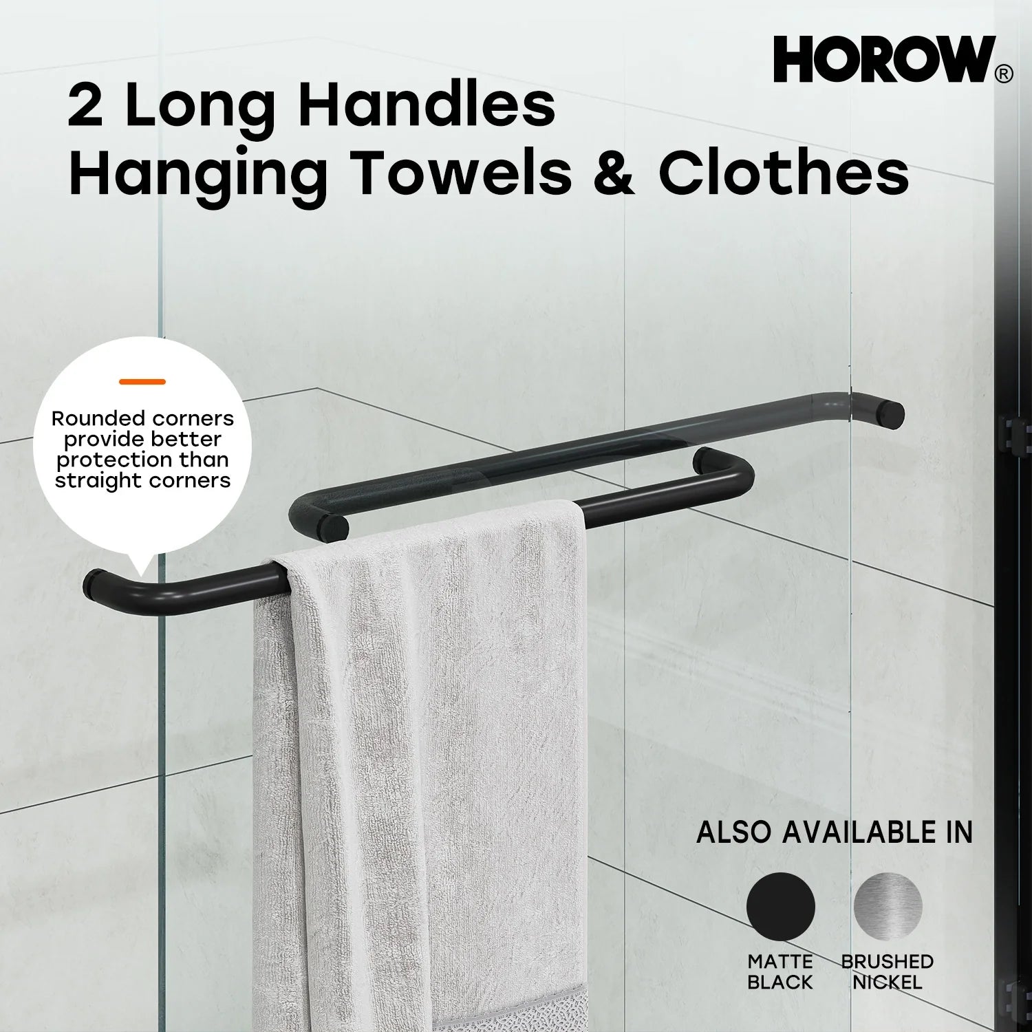 60 Inch Matte Black Bathtub Shower Door – BE6060-MB with Anti-Jumping Glass