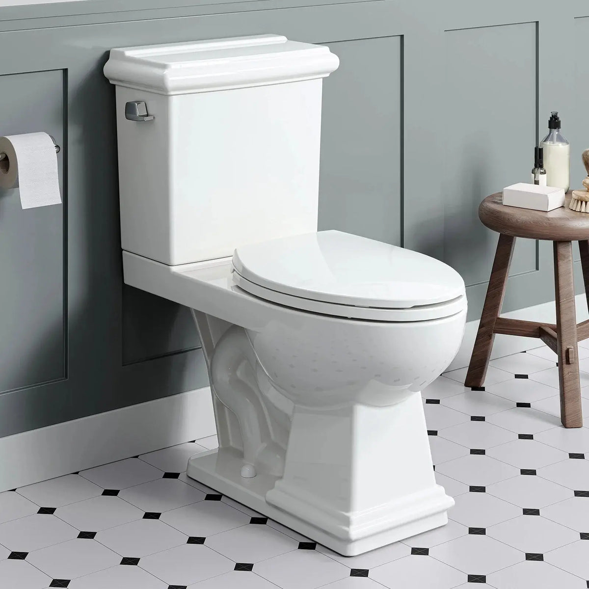 2-Piece Toilet HWTT-E04S – Single Flush with Elongated Bowl HOROW