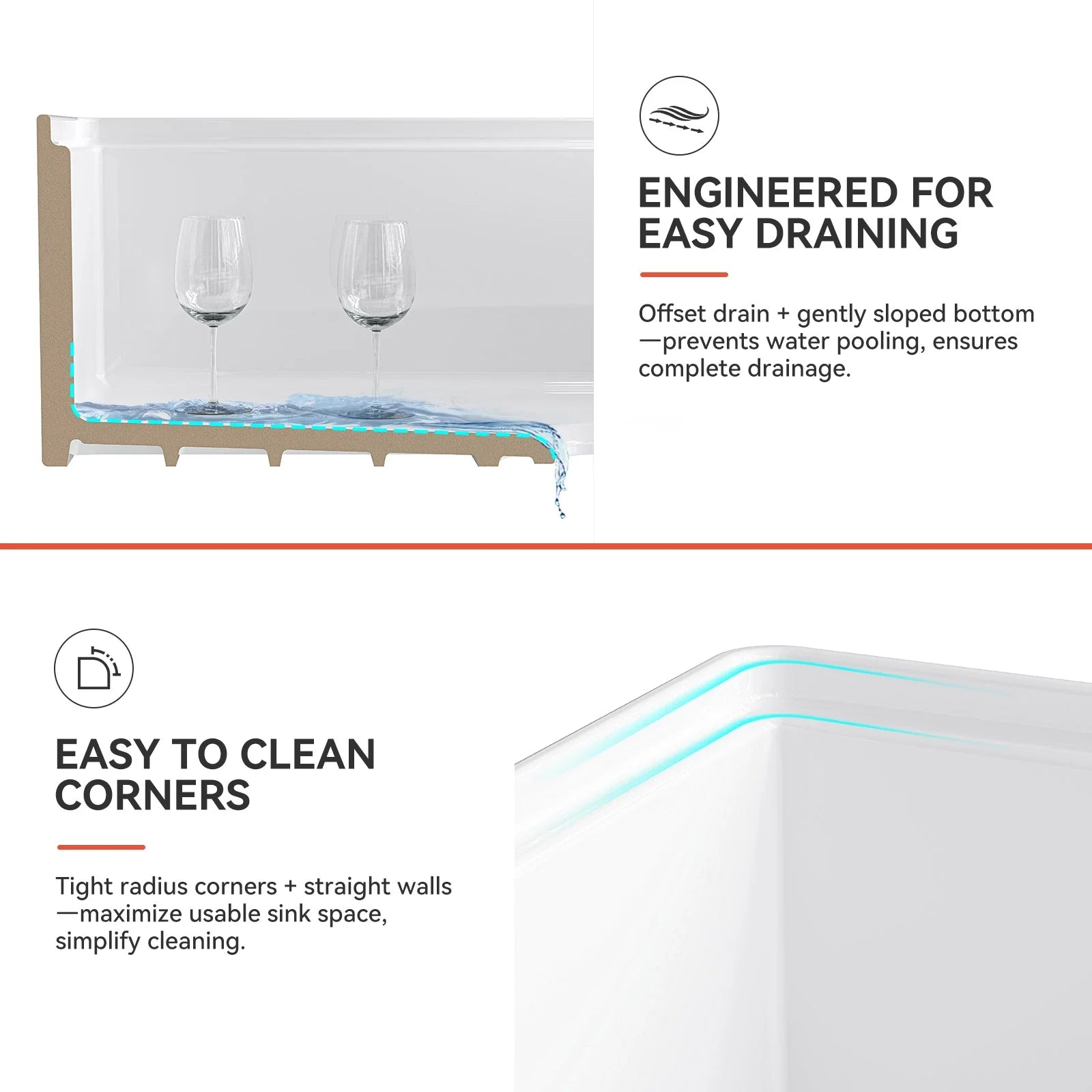 33 Inch Undermount Workstation Kitchen Sink with Grid