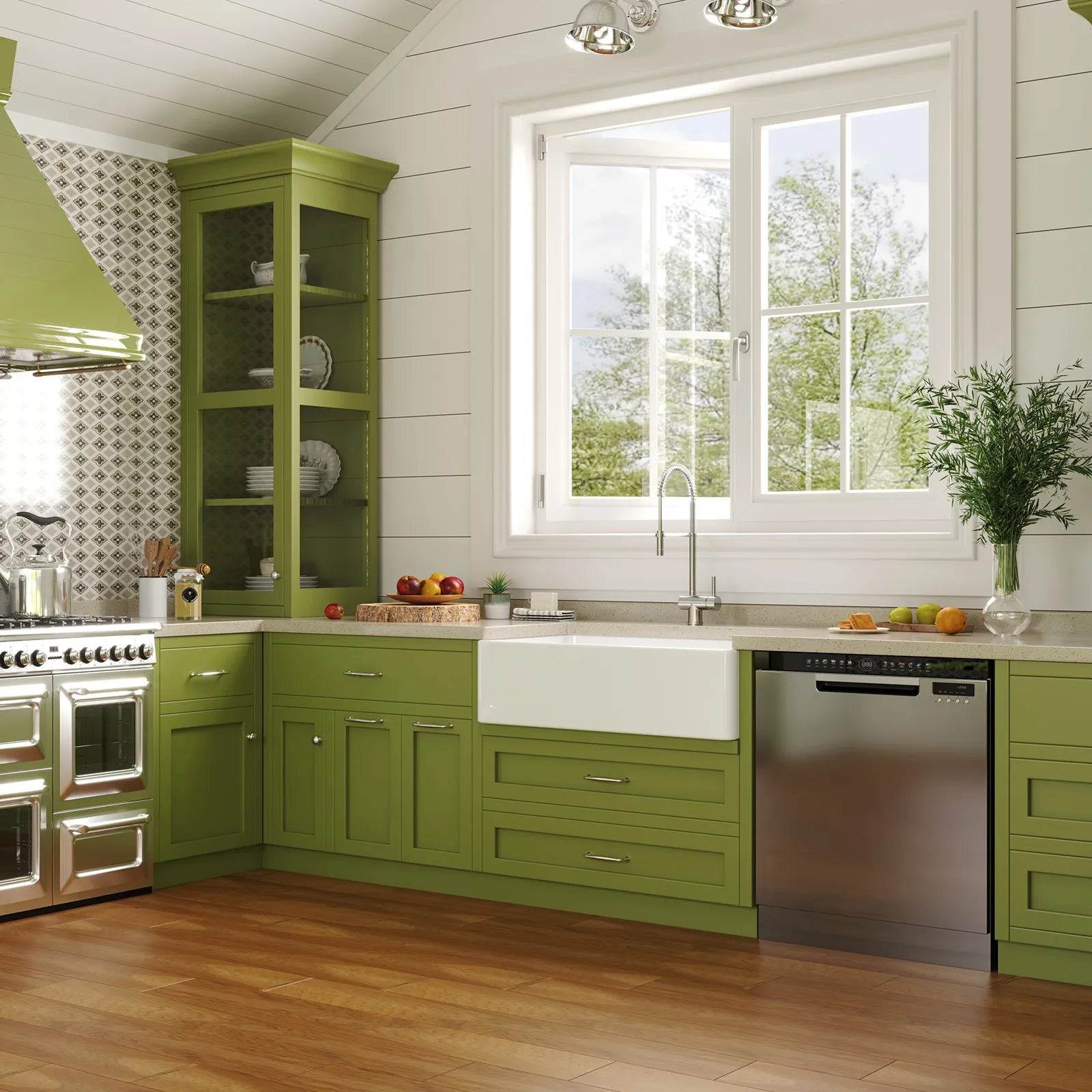 HOROW 36 Inch Kitchen Sink White Undermount Sink Model S3620W