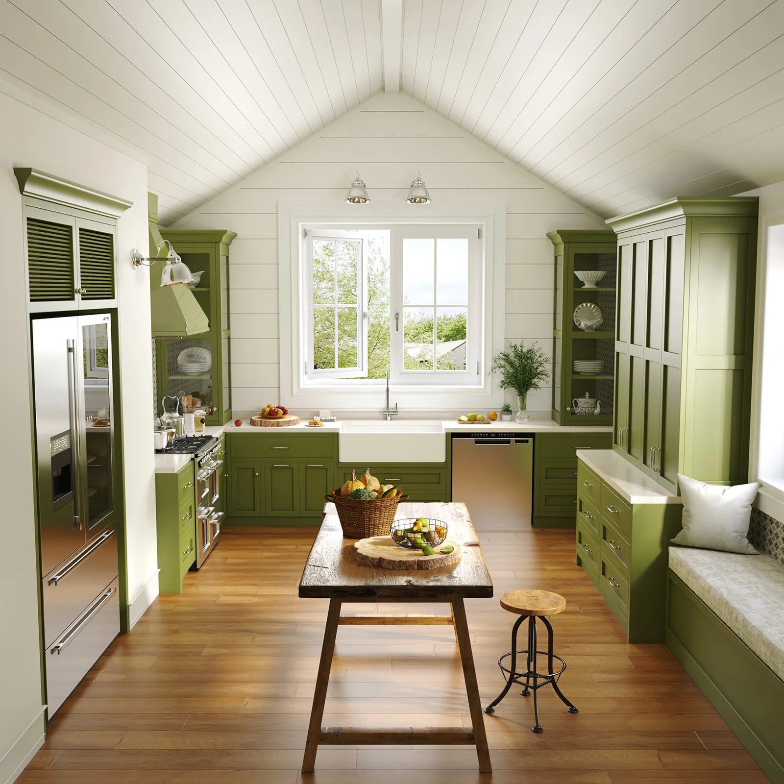 HOROW 36 Inch Kitchen Sink White Undermount Sink Model S3620W