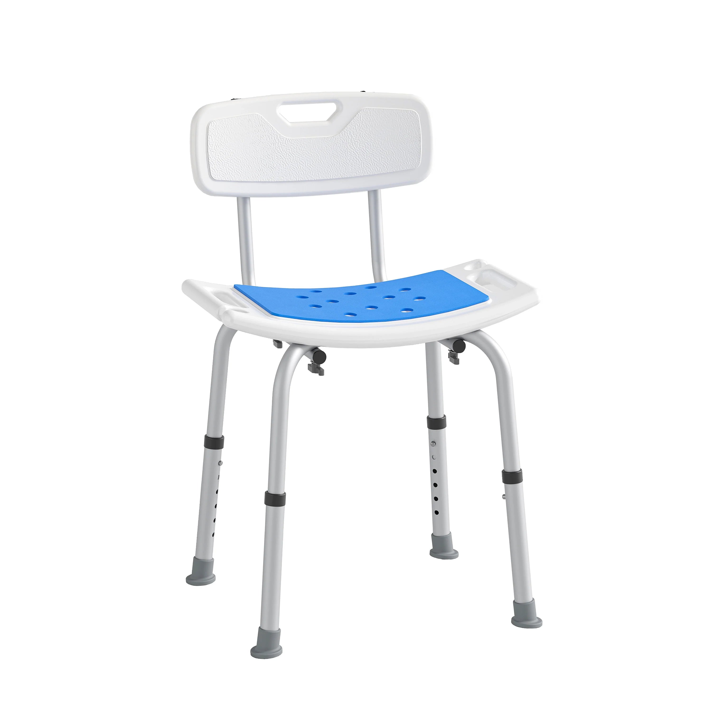 HOROW Shower Chair with Removable Backrest – Adjustable, Durable & Comfortable