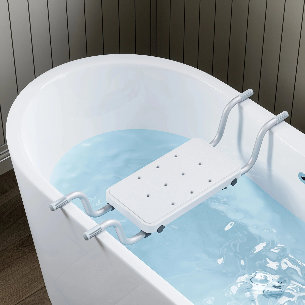 Bathtub Seat with Non-Slip Handles for Elderly – Safe & Comfortable Bath Chair HOROW
