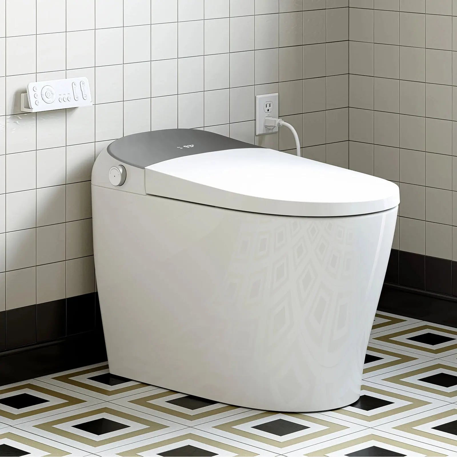 Factory HOROW T03-10 10 Inch Rough In Bidet Toilet with Tank & Pump