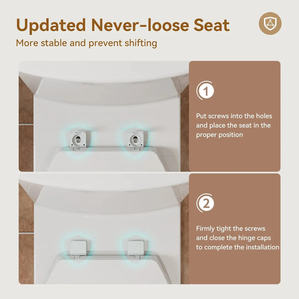 Single Flush Toilet with ADA Seat Height for 12 Inch Rough In Model T0352W HOROW