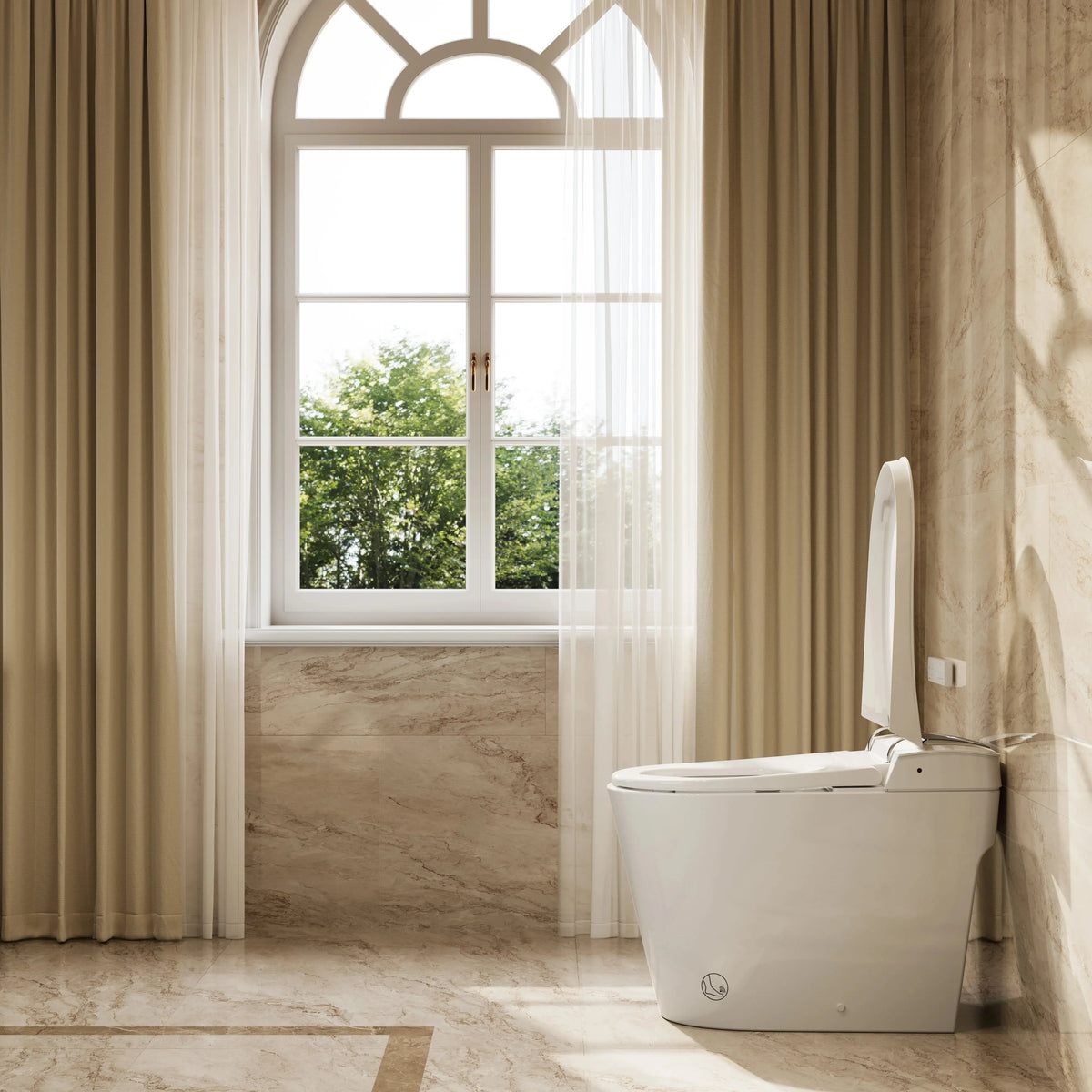 HOROW T39 Smart Toilet with Built-In Tank & Pump, ADA Height
