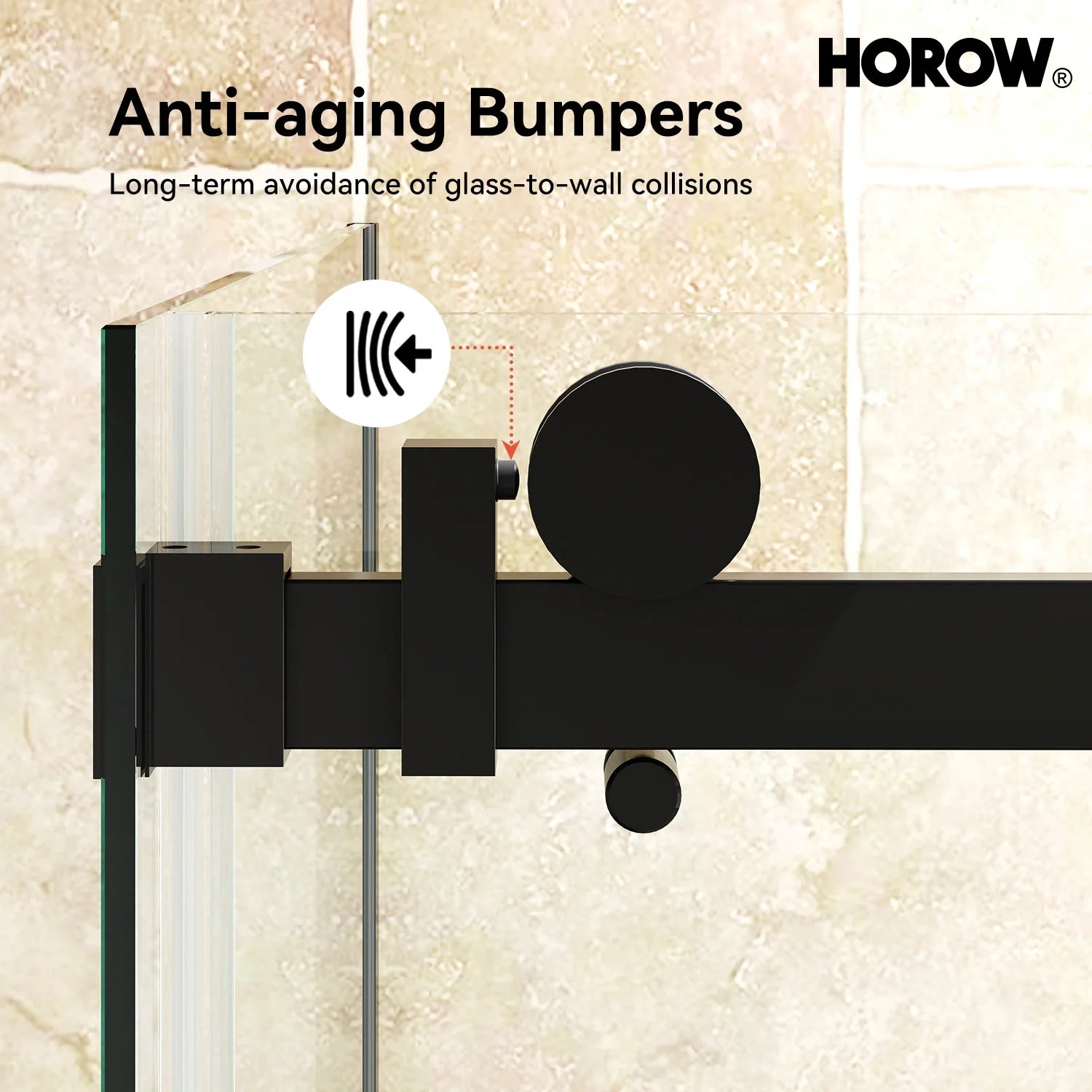 Frameless Sliding Shower Enclosure with Fixed Single Panel