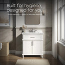 HOROW HR-VNB30  30" Bathroom Vanity Set with Tilt-Down Drawer & Marble Top