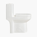 HOROW Small Compact Toilet With Gold Button For Bathroom Model 8733G