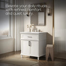 HOROW HR-VNA30 30" Bathroom Vanity Set with Matte Black Hardware
