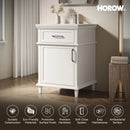 HOROW HR-VNA24 24" Bathroom Vanity Set with Everstone Vanity Top