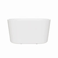 HOROW TU47-MBN-A 47" Freestanding Acrylic Bathtub with Side Drain & Deep Soaking Design