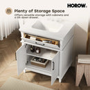 HOROW HR-VNA30 30" Bathroom Vanity Set with Matte Black Hardware