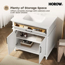HOROW HR-VNA36 36" Bathroom Vanity Set with Matte Black Hardware