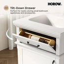 HOROW HR-VNA24 24" Bathroom Vanity Set with Everstone Vanity Top