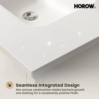 HOROW HR-VNA24 24" Bathroom Vanity Set with Everstone Vanity Top