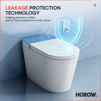 HOROW T04B ADA Smart Toilet with Foam Shield & UV Sterilization