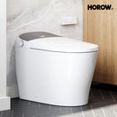 HORWOW  T03Plus Elongated Smart Bidet Toilet 1.1 GPF in White with Tank, Auto Flush, Heated Seat, Warm Air Dryer, Pump Assisted