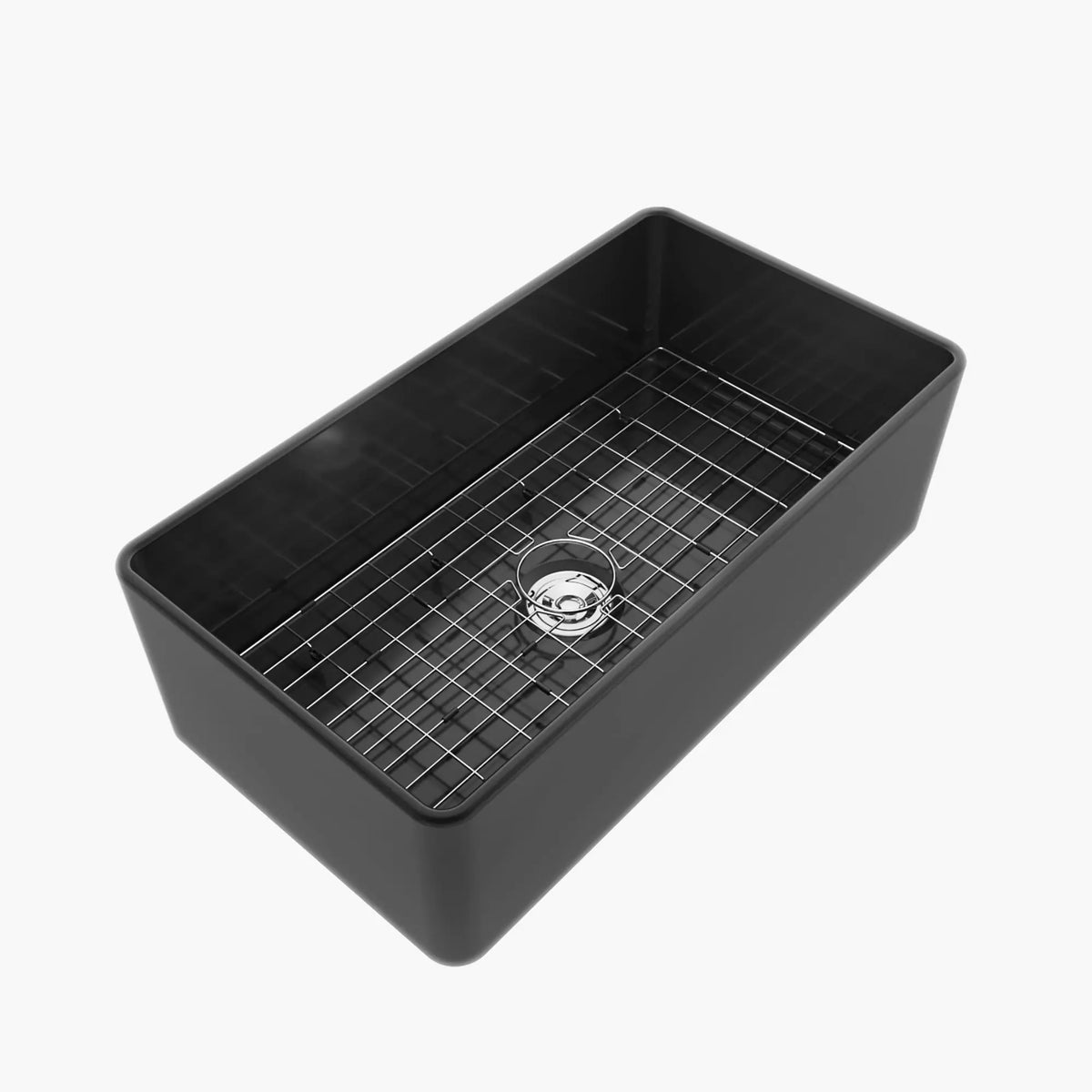 HOROW 33 Inch Sink With Grid and Basket Strainer For Farm Kitchen Model HR-S3318B HOROW