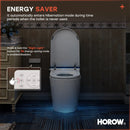 HOROW T04B ADA Smart Toilet with Foam Shield & UV Sterilization