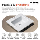 HOROW HR-VNA24 24" Bathroom Vanity Set with Everstone Vanity Top
