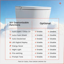 HOROW T04B ADA Smart Toilet with Foam Shield & UV Sterilization