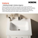 HOROW HR-VNA24 24" Bathroom Vanity Set with Everstone Vanity Top