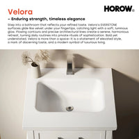 HOROW HR-VNA24 24" Bathroom Vanity Set with Everstone Vanity Top