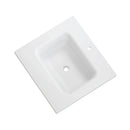 HOROW 24" Bathroom Vanity Basin Seamless Solid Surface Basin with Crack-Resistant Design Model HR-VNA24D
