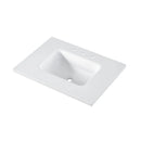HOROW HR-VNA30D Integrated Everstone Single Sink Vanity Top - 30" Solid Surface Basin, Seamless Hygienic Design