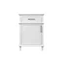 HOROW Soft-Close 24" Bathroom Vanity Cabinet with Tilt-Down Drawer & Spacious Storage Model HR-VNA24-1