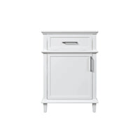 HOROW Soft-Close 24" Bathroom Vanity Cabinet with Tilt-Down Drawer & Spacious Storage Model HR-VNA24-1