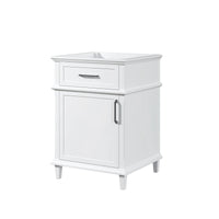 HOROW Soft-Close 24" Bathroom Vanity Cabinet with Tilt-Down Drawer & Spacious Storage Model HR-VNA24-1