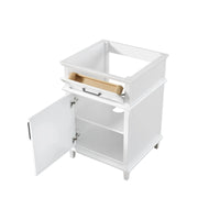 HOROW Soft-Close 24" Bathroom Vanity Cabinet with Tilt-Down Drawer & Spacious Storage Model HR-VNA24-1