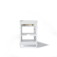 HOROW Soft-Close 24" Bathroom Vanity Cabinet with Tilt-Down Drawer & Spacious Storage Model HR-VNA24-1