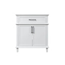 HOROW 30" Bathroom Vanity Cabinet with Tilt-Down Drawer & Generous Storage Model HR-VNA30-1
