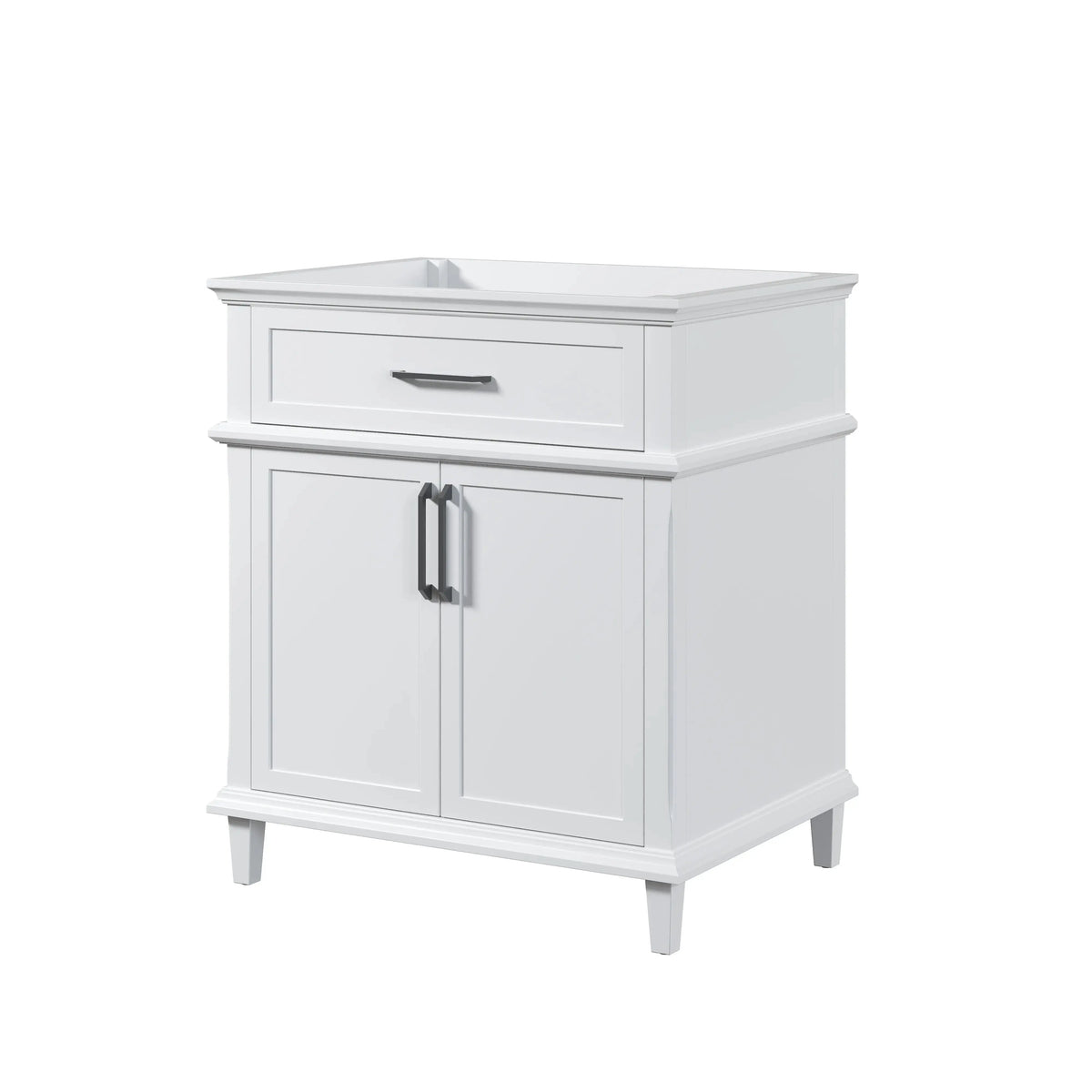 HOROW 30" Bathroom Vanity Cabinet with Tilt-Down Drawer & Generous Storage Model HR-VNA30-1