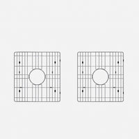 HOROW 33 Inch Farm Kitchen Sink Double Basin Fireclay Model HR-DS3318B