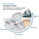 HOROW T03-AOCElongated Smart Bidet Toilet 1.1 GPF in White with Auto Open/Close, Tank, Heated Seat, Auto Flush, UV Purification