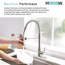 HOROW Best Kitchen Faucet With Pull Down Sprayer Model HR-KF0229B