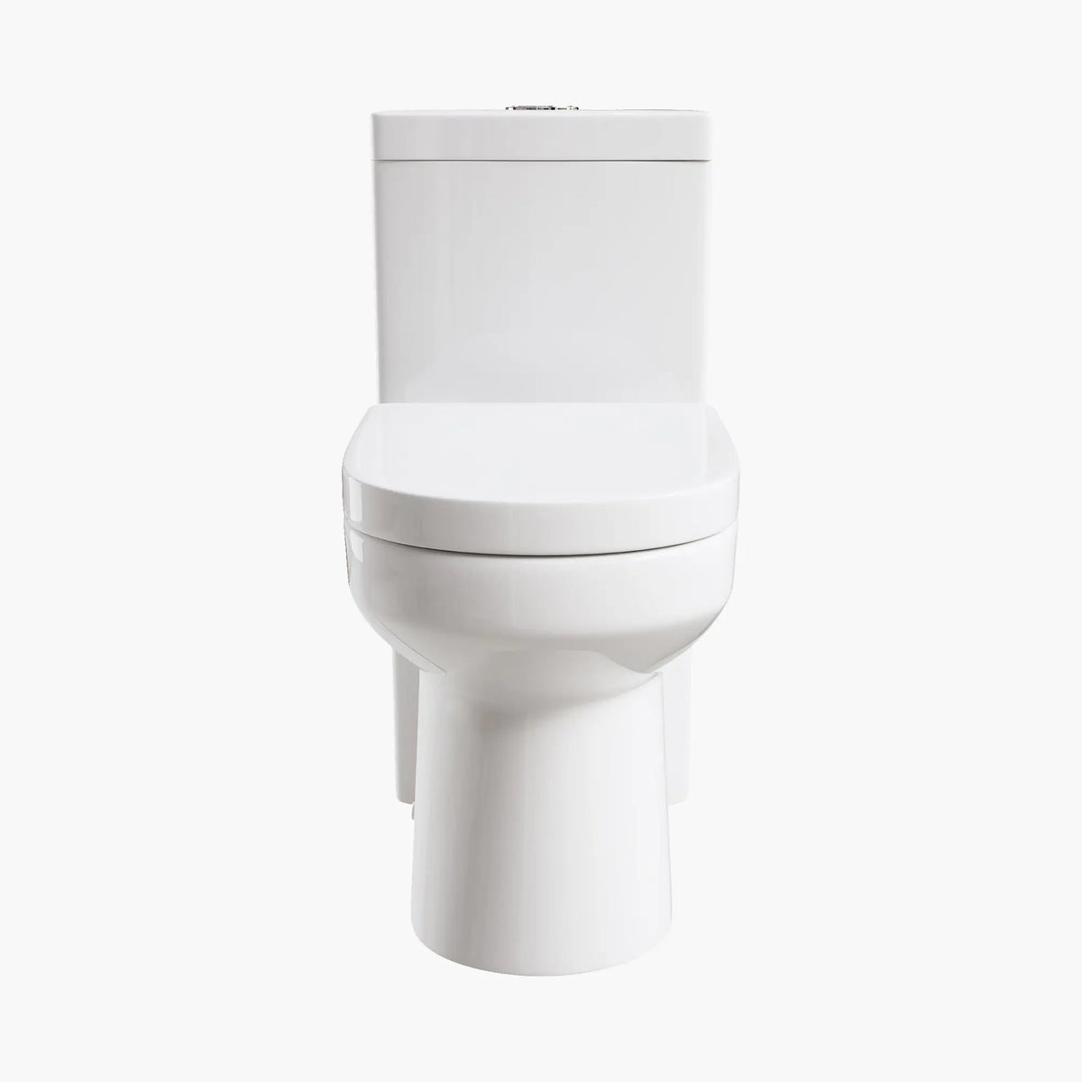 Compact 12" Rough In Toilet – HOROW 8733S One-Piece Round Design HOROW
