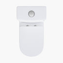 Compact 12" Rough In Toilet – HOROW 8733S One-Piece Round Design