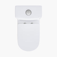 Compact 12" Rough In Toilet – HOROW 8733S One-Piece Round Design
