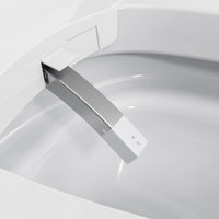 HOROW T03-AOCElongated Smart Bidet Toilet 1.1 GPF in White with Auto Open/Close, Tank, Heated Seat, Auto Flush, UV Purification