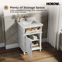 HOROW HR-VNB24 Bathroom Vanity Set with Soft Close Storage System