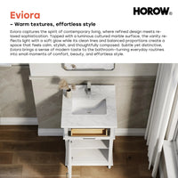 HOROW HR-VNB24 Bathroom Vanity Set with Soft Close Storage System