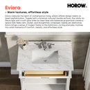 HOROW HR-VNB36 36" Bathroom Vanity Set with Cultured Marble Countertop