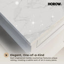 HOROW HR-VNB36 36" Bathroom Vanity Set with Cultured Marble Countertop