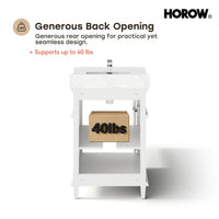 HOROW HR-VNB24 Bathroom Vanity Set with Soft Close Storage System